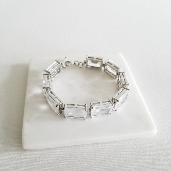 Plus Size Cubic Zirconia Bracelets, NEW - Picture 4 of 15